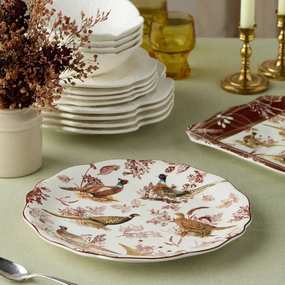 Pheasant Grove Round Platter 13’’