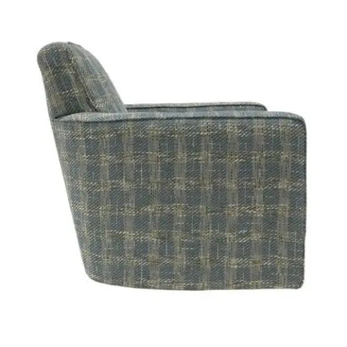Plaid Swivel Chair - Swivel Chair