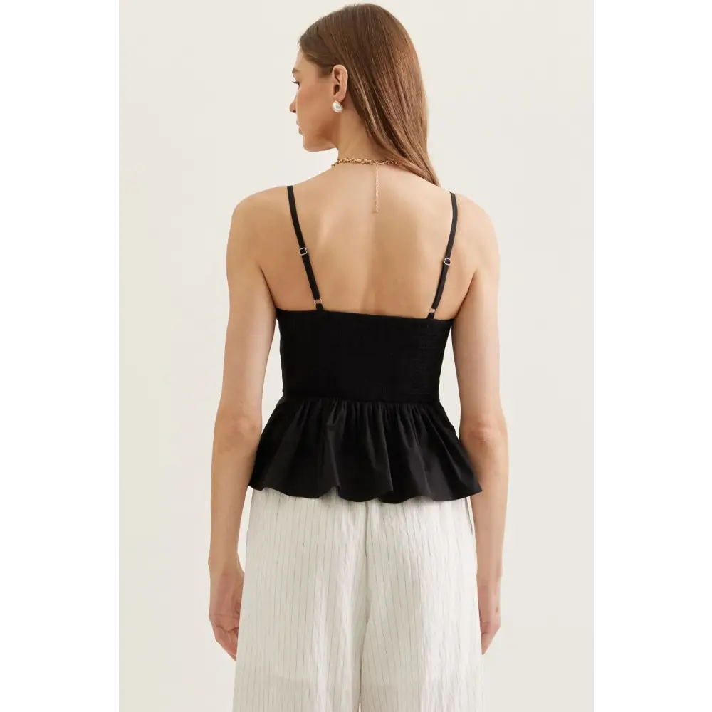 Pleated Cami Top - Blouse