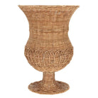 Rattan Pedestal Basket - Planter
