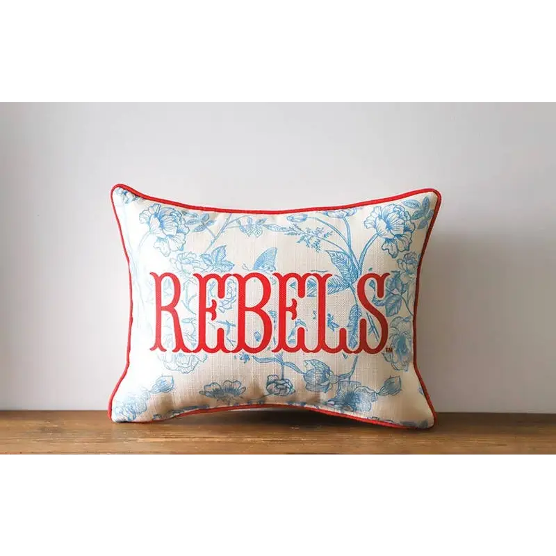 Rebels Toile Piped Pillow