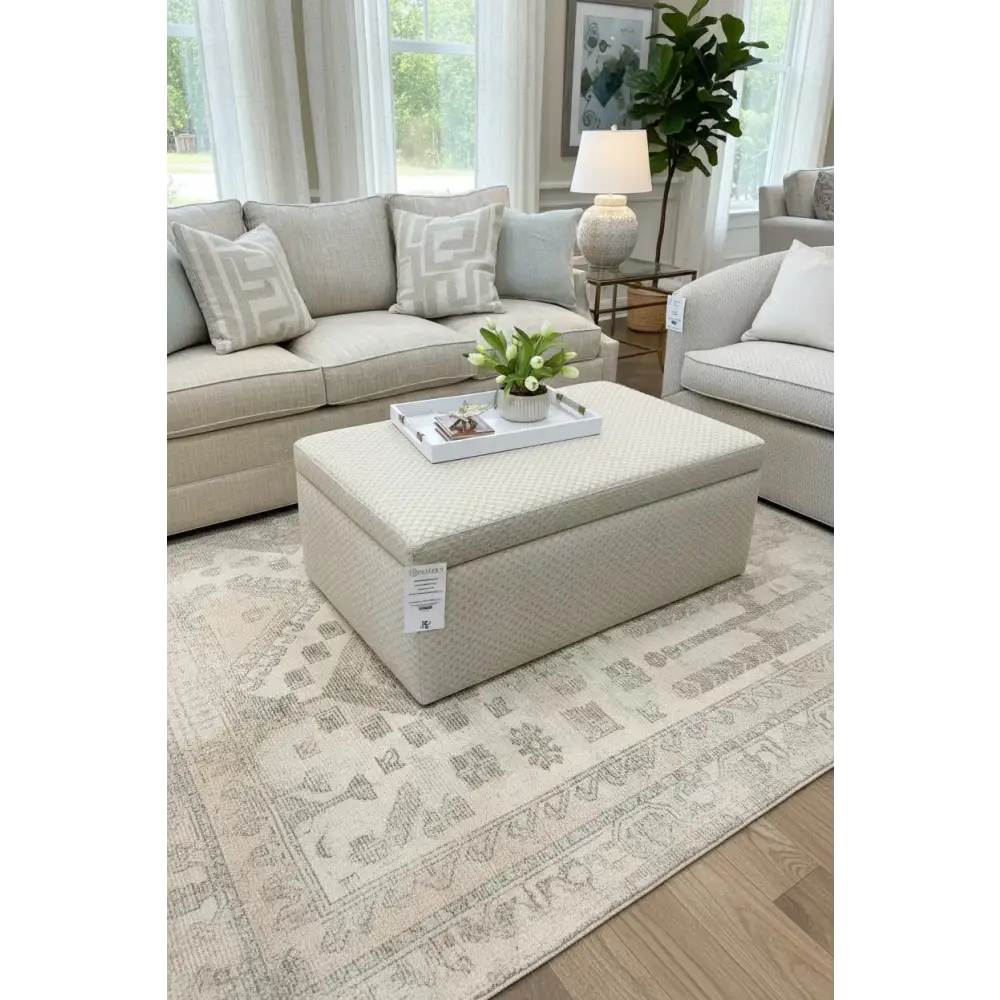 Remy Rectangle Storage Ottoman - Ottoman