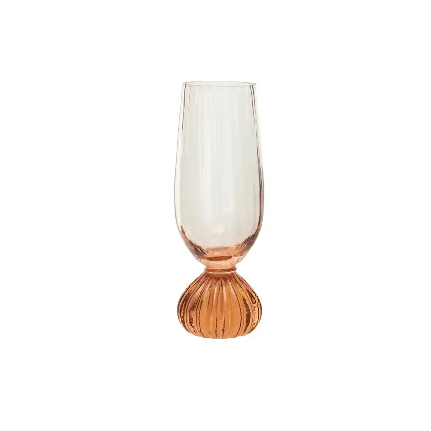 Ribbed Footed Glass - 8 oz. - Glassware