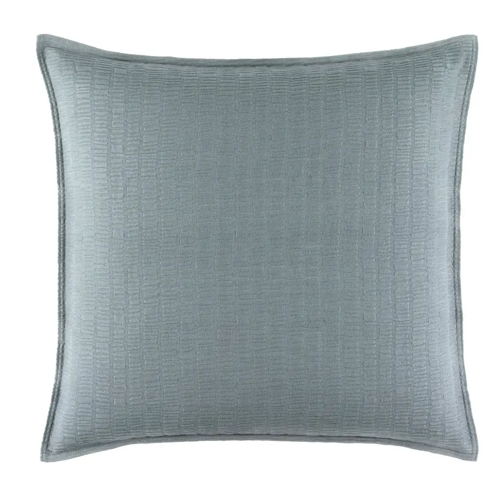 Roark Matelasse Sham Pewter Blue - Bedding