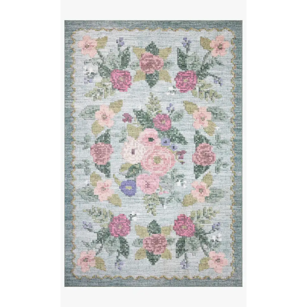 Rosa Floral Area Rug - Area Rug