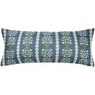 Rosemary Stripe Indigo Decorative Pillow - 22” x 22” Throw Pillow