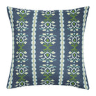 Rosemary Stripe Indigo Decorative Pillow - 22” x 22” Throw Pillow