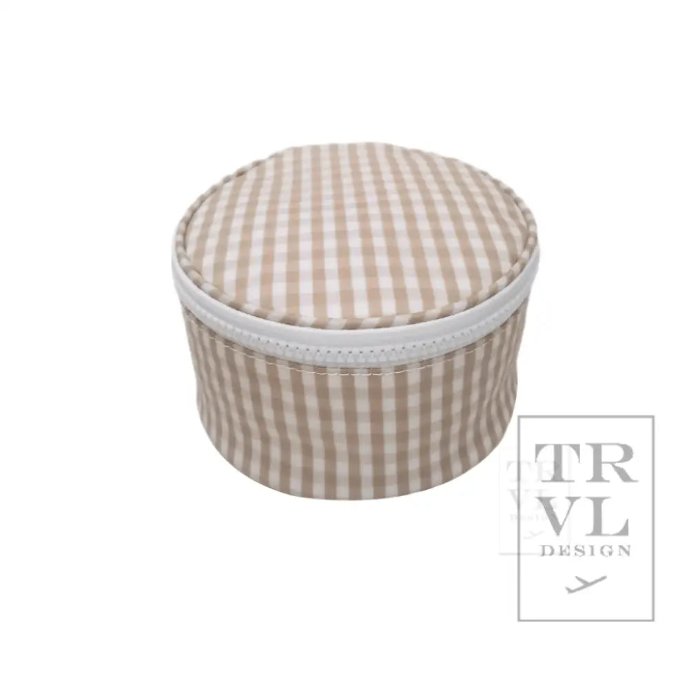 Roundup Jewel Case - Gingham Khaki - Gingham Khaki