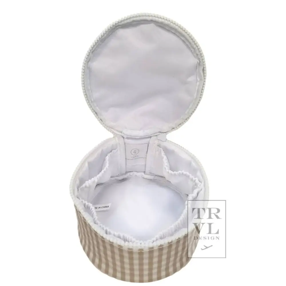 Roundup Jewel Case - Gingham Khaki - Gingham Khaki