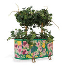 Rousham Green Oval Planter - Green / 8.5’’H X 18’’W X 8’’D - PLANTER