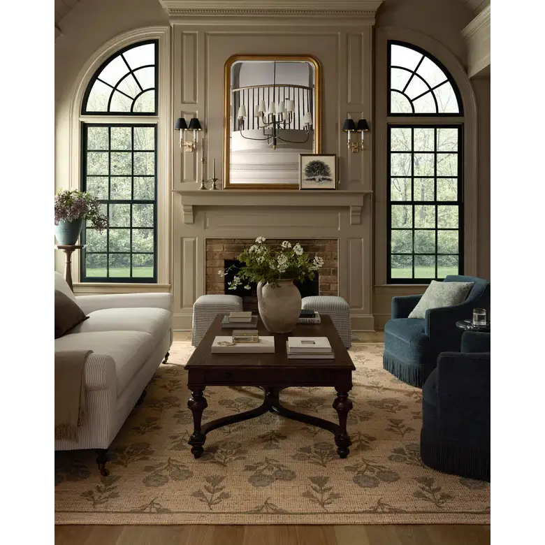 Rue Area Rug - Moss/Blue - Area Rug