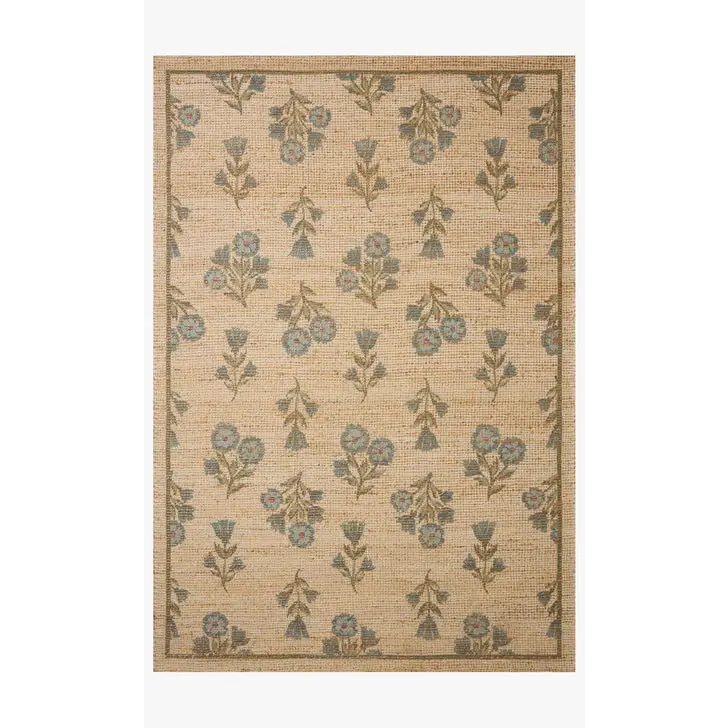 Rue Area Rug - Moss/Blue - Area Rug