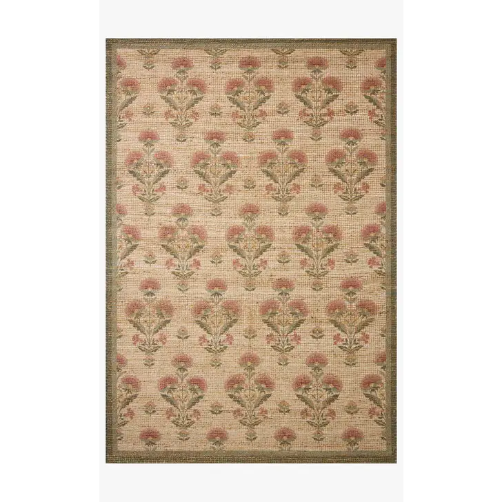 Rue Area Rug - Sage/Blush - Area Rug