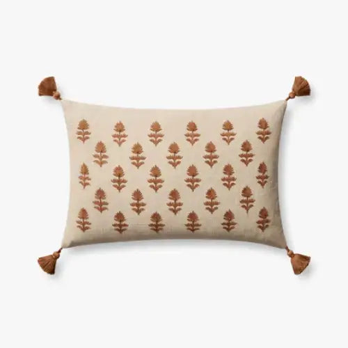 Rust Addison Lumbar Pillow - Lumbar Pillow