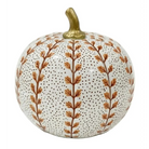 Rusty Red Meadow Sprig Pumpkin