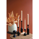 S/5 Black Metal Candle Holders - Accessories