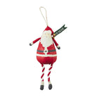 Santa Dangle Ornament - H - Christmas