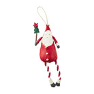 Santa Dangle Ornament - J - Christmas