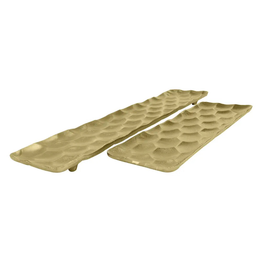 Scalloped Duo Platters -Set 2 - Tray