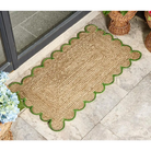 Scalloped Jute Door Mat - Scalloped Rug