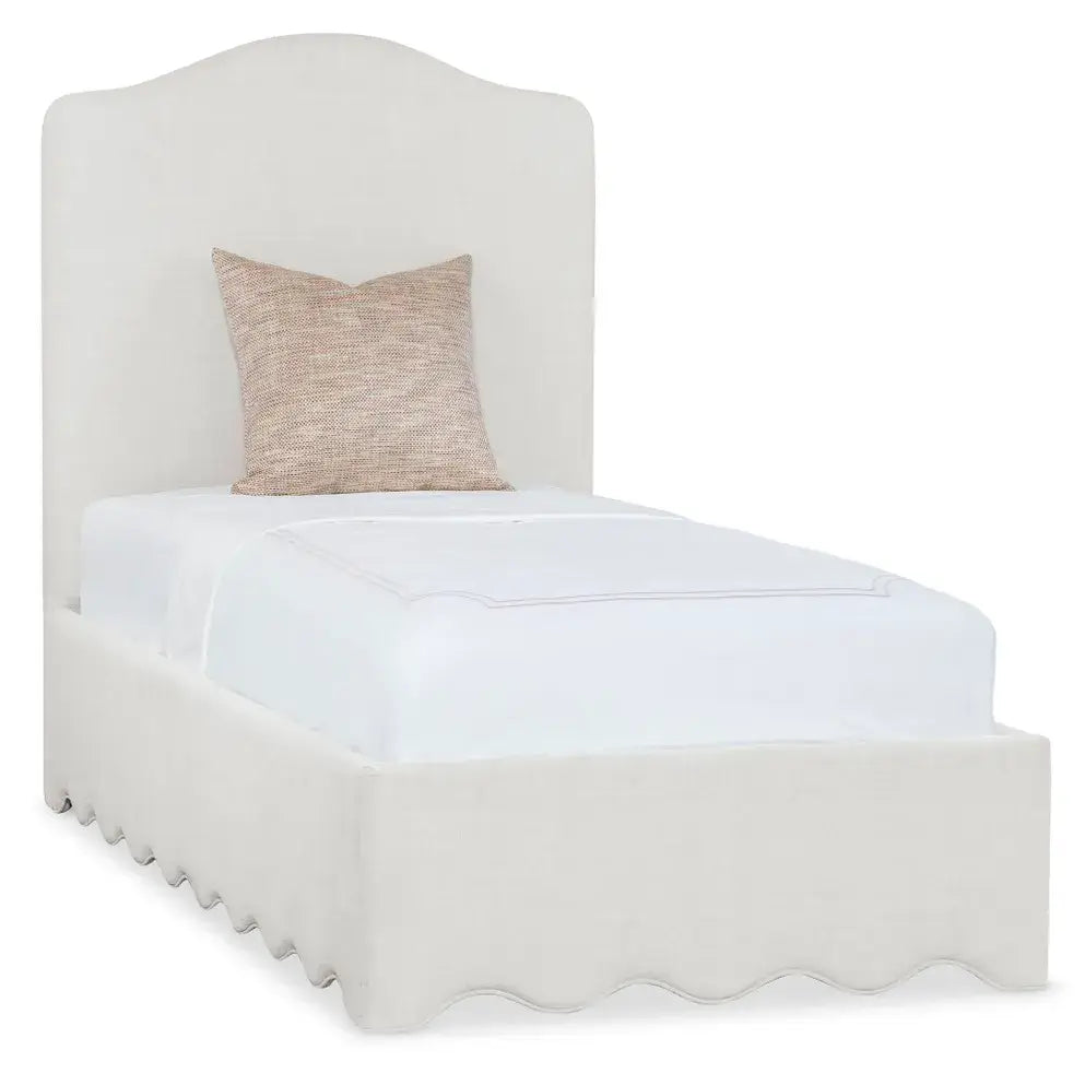 Scalloped Twin Bed - Twin Bed