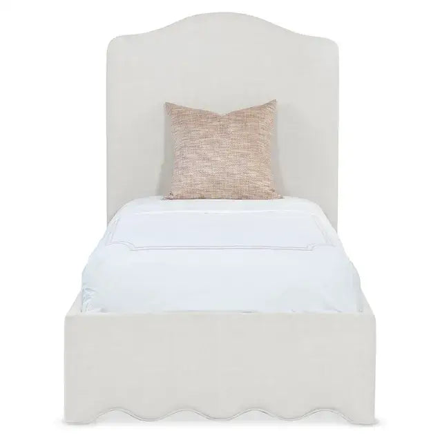 Scalloped Twin Bed - Twin Bed