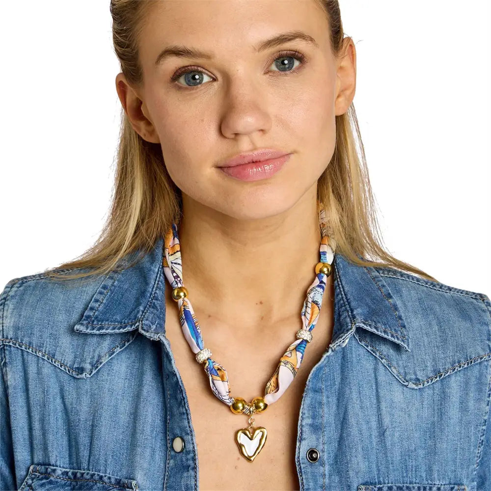 Scarf Necklace - Necklace