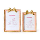 Set of 2 Bow Picture Frames - Pink - Picture Frame