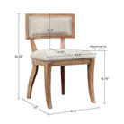 [Set of 2] French Antique Farmhouse Dining Chair *