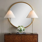 Set of 2 Gold Skinny Table Lamp - Table Lamp