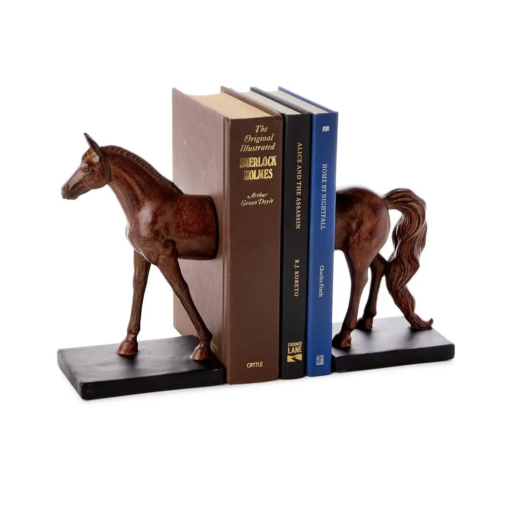 Set of 2 Horse Bookends - Bookends
