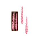 SET OF 2 TAPER TREE CANDLES - Pink - CHRISTMAS