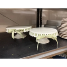 SET OF 2 VINTAGE CAKE STANDS - GIFT