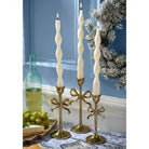 Set of 3 Gold Bow Candle Holders - Candle Holder