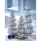 Set of 3 Silver Mercury Glass Tree - Christmas Decor