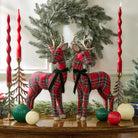 Set of 3 Tree Taper Candleholders - Christmas Decor