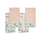 SET OF 4 FLORAL NAPKINS - NAPKINS