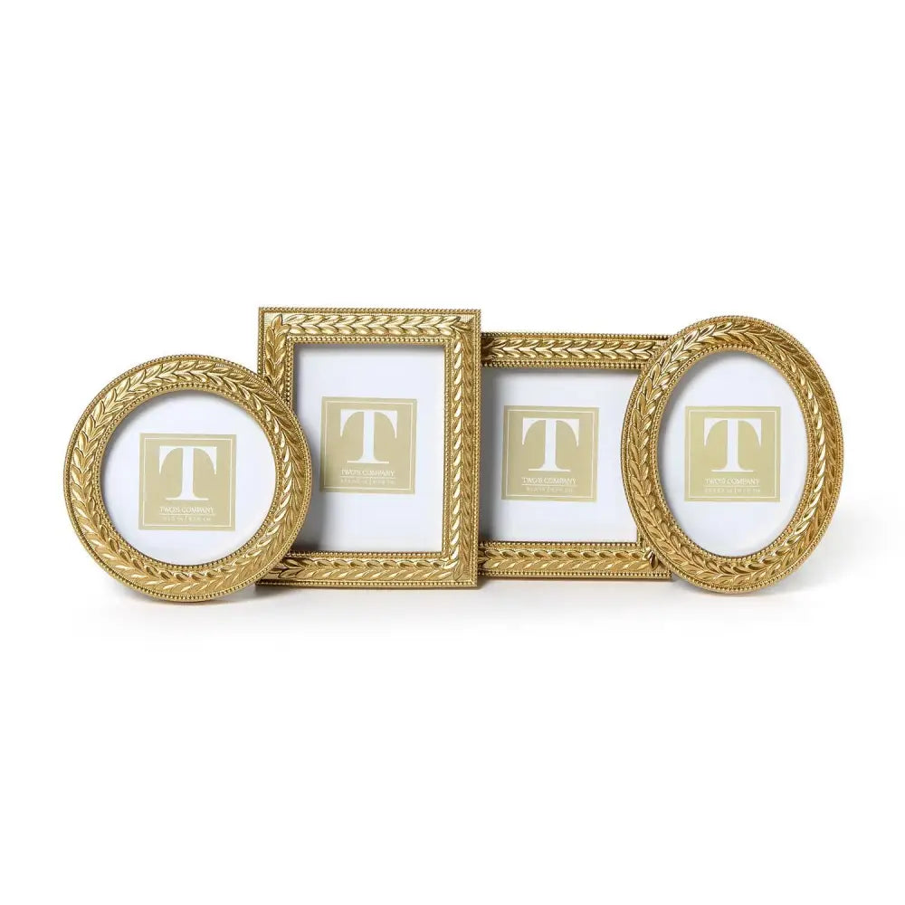 Set of 4 Wreath Mini Picture Frames - Picture Frame