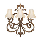 Sevilla Iron Scroll Sconce - 23’’W x 16.5’’D x 29’’H - Lighting