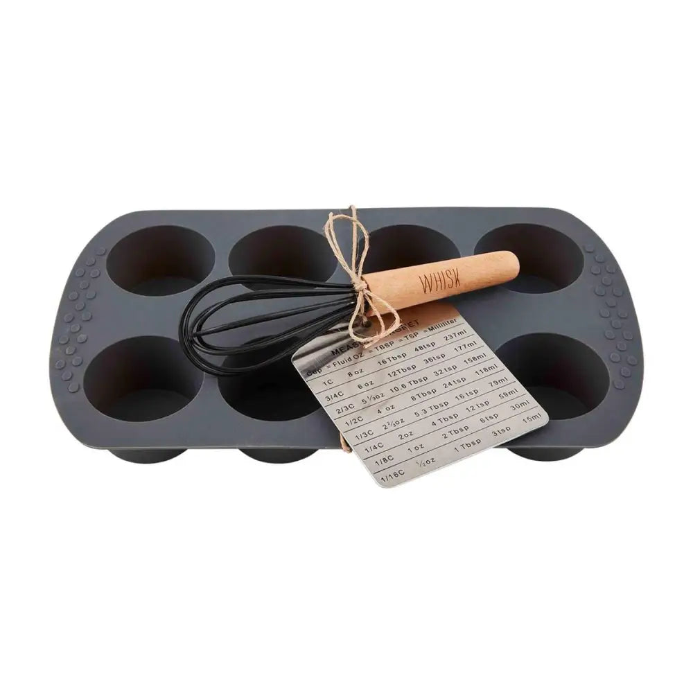 Silicone Muffin Pan Whisk Set - Gifts