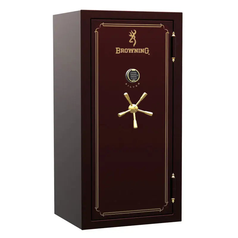 Silver Series 33 - Two-Tone Crimson Fade Gloss - Electronic Lock - Gun Safe