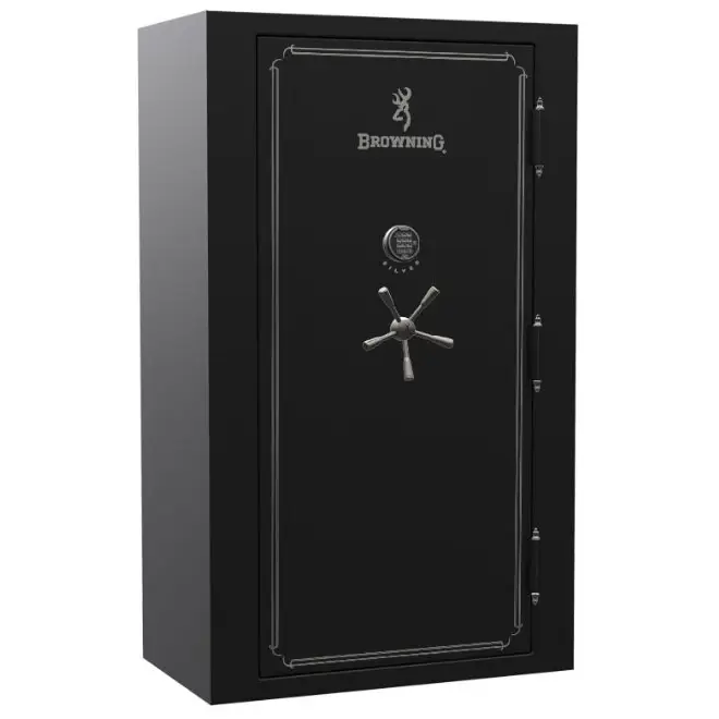 Silver Series 49 - Tall Gloss Black - Electronic Lock - Gun Safe