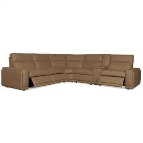 Simone Six-Piece Power Reclining Sectional - Reclining Sectional
