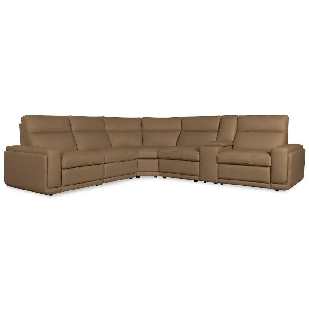 Simone Six-Piece Power Reclining Sectional - Reclining Sectional