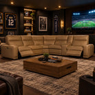 Simone Six-Piece Power Reclining Sectional - Reclining Sectional