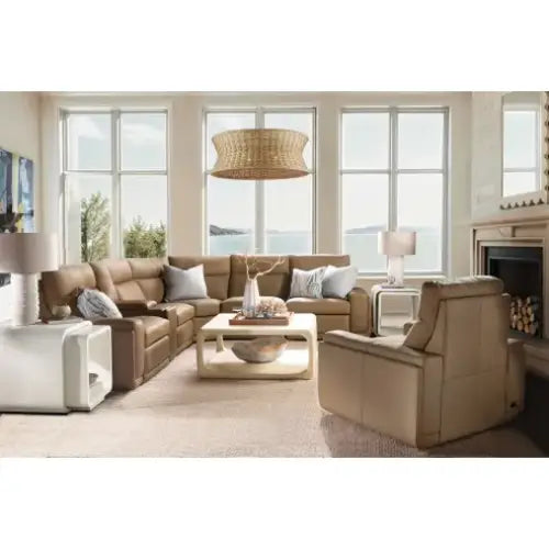 Simone Six-Piece Power Reclining Sectional - Reclining Sectional