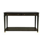Skinny Brown Two Drawer Console - Console