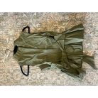 Sleeveless Blouse With Bow - S / Olive