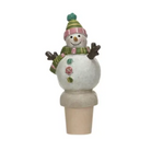 SNOWMAN BOTTLER STOPPER - 2 - CHRISTMAS