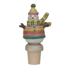 SNOWMAN BOTTLER STOPPER - 3 - CHRISTMAS